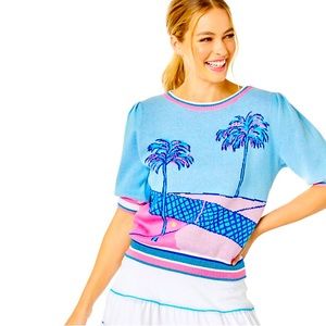 Lilly Pulitzer Vivie Sweater - Barbie vibes